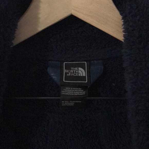 Navy Wool North Face Coat 💕 size medium - Picture 2 of 2